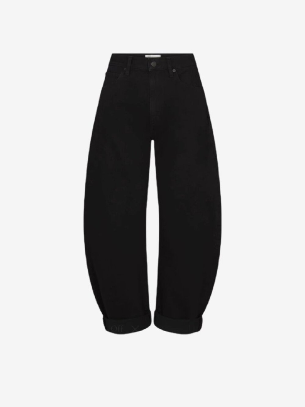 Frame Bubble Jean, Size 26, Black